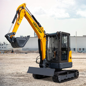 Excavadora de cadenas HIGHTOP HT35, miniexcavadora para construcción y trabajos de tuberías - Product Image 1