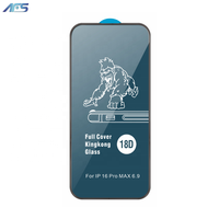 AFS 18D Protecteur d'Écran en Verre Trempé Anti-Espion Airbag Confidentialité Anti-Choc Anti-Rayures pour iPhone 17 16 15 14 13 Plus Pro Max