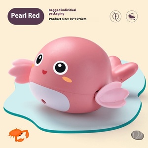 Venta caliente lindo bebé verano baño tiempo agua juguetes pequeña tortuga delfín amigos Ventosa con pato elefante León plástico - Product Image 6
