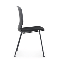 Chaise de bureau ergonomique moderne, chaise de conférence empilable confortable pour la réception, le salon, l'école, l'hôtel, la salle à manger