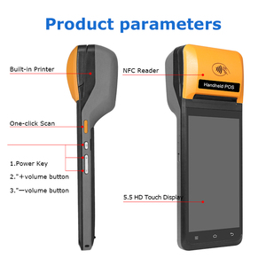 Giá thấp 5.5 inch 4 gam carav máy POS với <span class=keywords><strong>Android</strong></span> 13 thẻ Sim NFC di động - Product Image 4