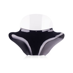 Soporte de parabrisas de ala de murciélago para motocicleta Honda VTX 750 1100 <span class=keywords><strong>1800</strong></span> Shadow <span class=keywords><strong>Kawasaki</strong></span> <span class=keywords><strong>Vulcan</strong></span> Suzuki Harley FLST FLHR Yamaha - Product Image 1