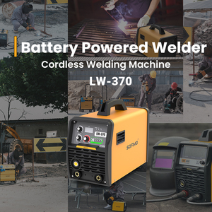 آلة لحام محمولة تعمل بالبطارية، مدمجة وخفيفة الوزن وعالية الكفاءة مع تيار إخراج 160 أمبير - Product Image 2