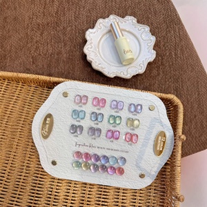 ชุดยาทาเล็บเจลกันน้ำ 12 สี ออโรร่า แคทอาย ช่วยให้เล็บขาวขึ้น ป้องกันรังสียูวี ขนาด 15 มล. สำหรับร้านทำเล็บและทำเล็บเองที่บ้าน - Product Image 2