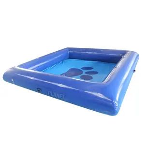 Wholesale Mini Portable New Style Inflatable Pool PVC Tarpaulin Blue Inflatable Dog Pool For Sale