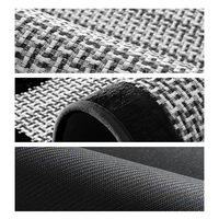 Marches d'escalier antidérapantes à motif géométrique rectangulaire pour usage domestique, tapis antidérapant non adhésif, installation facile