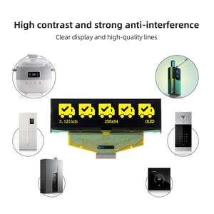 <span class=keywords><strong>3</strong></span>,12 inch PM OLED-displayinterface 30-pins wit SSD1322 256*64 8-bit 68XX/80XX Parallelle <span class=keywords><strong>3</strong></span>-/4-draads SPI 76,78x19,18 actief gebied - Product Image 5