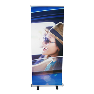 Tùy chỉnh Kính thiên văn gấp hiển thị đứng di động có thể thu vào Roll-up <span class=keywords><strong>Banner</strong></span> thiết kế sáng tạo cho hiệu quả quảng cáo - Product Image 1
