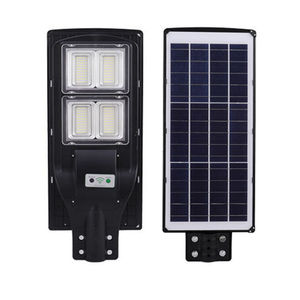 ไฟถนนโซลาร์เซลล์ LED อลูมิเนียมอัลลอย IP65 5000K แสงเดย์ไลท์ โพลีซิลิคอน พร้อมรีโมทคอนโทรล ติดผนัง รับประกัน 10 ปี 144 - Product Image 1