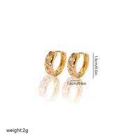Joyería de Moda HYL, Pendientes de Latón con Circonita, Chapados en Oro de 18k, Varios Estilos, Pendientes de Oro, Venta al por Mayor