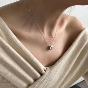 Dylam Baguette <b>Rings</b> Pendant <b>Necklaces</b> Rhodium 14K Gold Plated Waterproof S925 Silver 5A Zirconia Jewel <b>Necklace</b> for Women Daily - Product Image 6