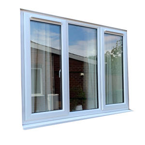 <span class=keywords><strong>Ventanas</strong></span> de PVC de Doble Acristalamiento con Rejillas y Claraboyas, Modernas, de Vidrio Templado y Vinilo UPVC, Fabricadas por OEM al por Mayor - Product Image 5
