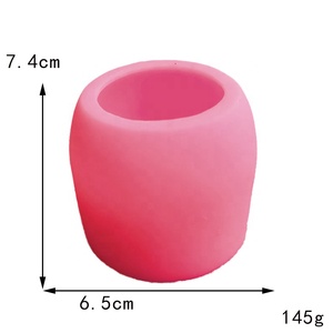 Forma de Silicone em Forma de Pêssego 3D para Bolos, Grau Alimentício, 7.4x6.5cm para Assar Mousse, DIY Chocolate, Fondant, Artesanato em Açúcar, Sobremesa Francesa - Product Image 5