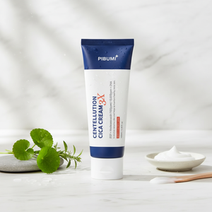 PIBUMI Centellution Cica Cream 3X 100mL Loción facial de alta calidad para piel seca - Product Image 3