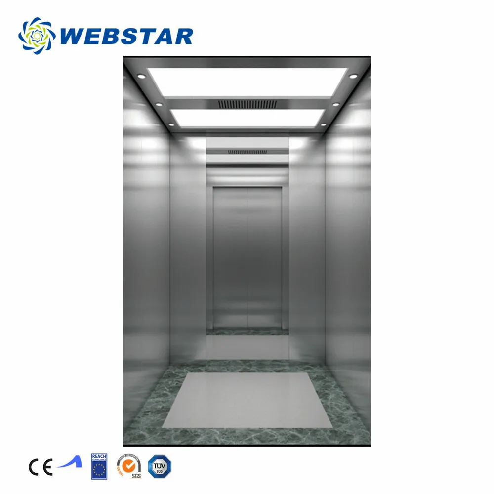 Fuji Webstar-elevador de pasajeros de poco ruido, ascensor de pasajeros de buena calidad a precio asequible, a la venta, de China