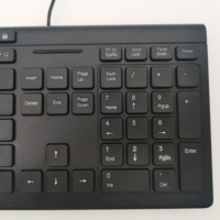 OEM Fabrika Direkt Uygun Maliyetli USB 2.0 Kablolu Tam Boy İş Ofis Klavyesi Membran Anti-Ghosting Tak Çalıştır İngilizce UK