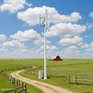 Vente Flash : Éolienne à axe vertical 3000W, diamètre 1450mm, hauteur de pales 2200mm pour usage domestique H510P-3KW Générateur éolien 3000W - Product Image 1