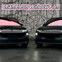 Film pour fenêtres Chameleon Tint Premium Chameleon Green, garantie 8 ans, matériau PET hautement stable, prix direct usine