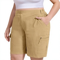 Unisex modieuze zomer yogini strandshorts, casual, waterafstotend, snel drogend, katoen polyester PU coating, rits, geschikt voor wandelen en sport.