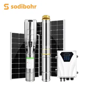 6HP 8inch 120m3/h 80m Solar Submersible Water Pump Borehole Solar Pump Deep Well for Agriculture