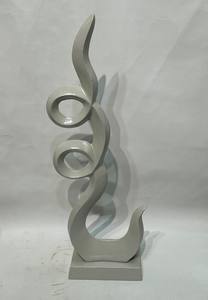 Escultura Moderna Abstracta de Aluminio, Pieza Decorativa, Escultura de Arte en Aluminio Hecha a Mano, Producto Elegante a Precio de Mayoreo - Product Image 3