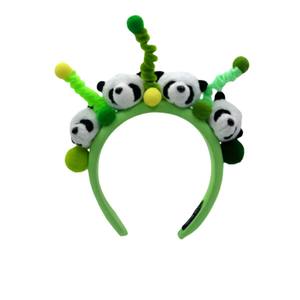 חישוק שיער חמוד בצורת פנדה לנשים, חישוק שיער גבוה ללחץ על הקרקפת, חישוק שיער חדש נגד החלקה לכביסה ורחיצת פנים - Product Image 5