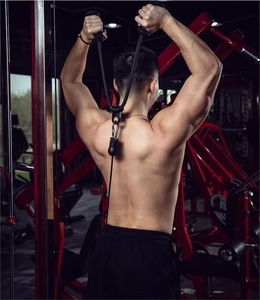 Câble de gymnastique à domicile Lat Pull Down <span class=keywords><strong>Musculation</strong></span> Accessoires de fitness Boucle d'alpinisme <span class=keywords><strong>Corde</strong></span> triceps Poignées ergonomiques - Product Image 3