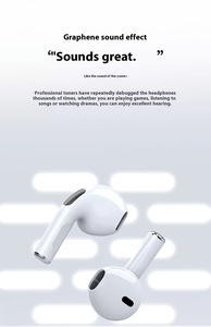 Hot bán Android / IOS thông minh Điện thoại di động điện thoại không dây màu xanh răng Pods-4 tai nghe Headphone Earbuds - Product Image 5