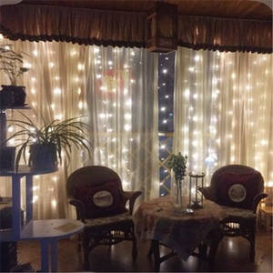 Nouvel An Décoration De Noël 3M x 3M 100V/220V A MENÉ Des Lumières De Fée de Ficelle de Rideau lampe Décoration De Fête Guirlande Lumineuse - Product Image 2