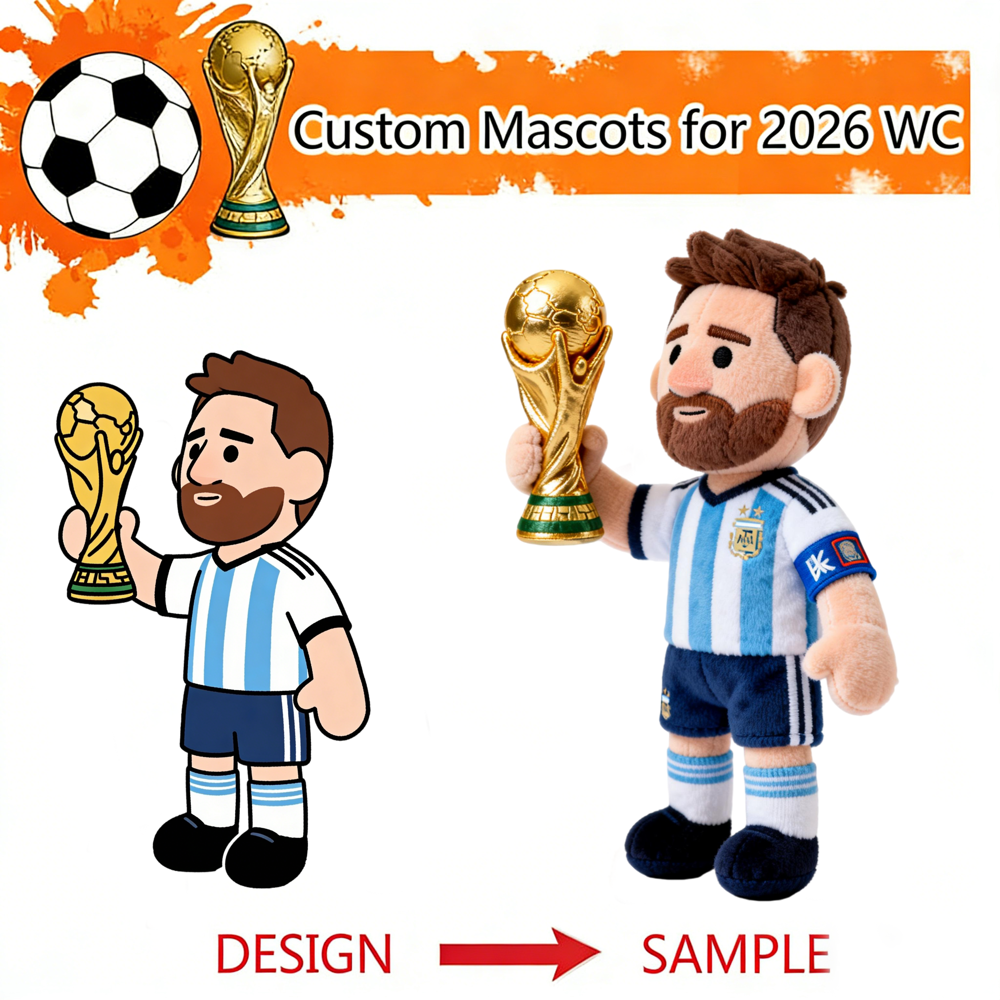 Customize others plush toys