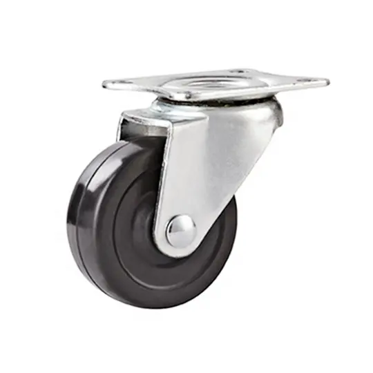 small furniture casters 2 inch swivel rubber furniture casters wheels