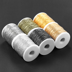 Chaîne en cuivre pour colliers, 1,5 mm, rouleau de 90 m, pour la fabrication de bijoux, finitions noir canon, or, blanc, or KKC, bronze antique, cuivre - Product Image 4
