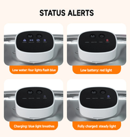 Fontaine à eau intelligente pour animaux de compagnie 10 L avec plateau en acier inoxydable 304 et batterie pour chats et chiens, utilisation en intérieur