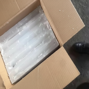 Cera de parafina totalmente refinada 48-50 52-54, cera de parafina semirrefinada de 25kg/caja para ungüento - Product Image 1