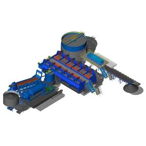 100tph 무기물 가공 기계 부양 리튬 광석 선광 식물 금 및 구리 농도 장비