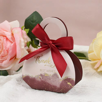 Offre Spéciale personnalisé enfants papier boîte à bonbons nouveau doux mariage cadeau bonbons emballage boîte-cadeau avec ruban boîte de luxe en gros