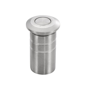 Bouton de fermeture Qile pour meubles, en acier inoxydable, anti-poussière, cylindrique, accessoire de quincaillerie moderne et simple - Product Image 4