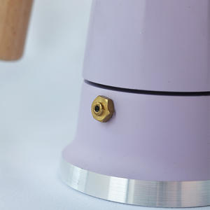 Cafetera Espresso Italiana Clásica Ecológica de 6 Tazas, Cafetera <span class=keywords><strong>Moka</strong></span> de Aluminio Fácil de Limpiar, Compatible con Estufas de Inducción - Product Image 4