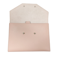 Style populaire Haute Qualité PU Rose En Cuir Livre Veste De Protection Plain Grain Logo Personnalisé Couverture De Livre pour les Femmes