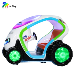 Manège pour enfants à monnayeur, 2 places, en fibre de verre, avec jeu vidéo de course automobile 3D d'intérieur haut de gamme, pour centres commerciaux - Product Image 2