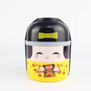 Boîte à <span class=keywords><strong>bento</strong></span> japonaise en plastique à 3 couches pour enfants boîte à <span class=keywords><strong>bento</strong></span> boîte à <span class=keywords><strong>bento</strong></span> boîte à lunch pour poupée - Product Image 6