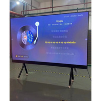 Pantalla Interactiva Inteligente LED Todo en Uno de 136/165/220 Pulgadas, Pizarra Inteligente con Pantalla Táctil Infrarroja a Todo Color de Alta Gama para Tiendas