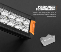 LIGHTFOX Nouveau, Barre Lumineuse LED Double Rangée Tout-Terrain 4x4 4WD Faisceau Combiné, 12'' 20'' 30'' 40 Pouces, Garantie 5 Ans pour Voiture Camion