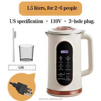 Mini 110V Volautomatisch Thuisgebruik 3-In-1 Multifunctionele Blender Sojamelkmaker Babykeukenmachine Makkelijke Graanmachines