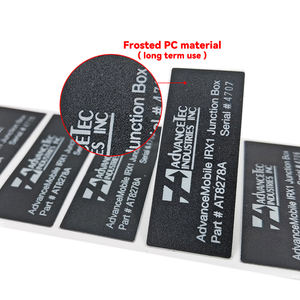 Étiquette autocollante extérieure personnalisée de haute qualité, forte et adhésive, Logo Business <span class=keywords><strong>PC</strong></span>, numéro de série, chargeur de batterie Mobile - Product Image 1