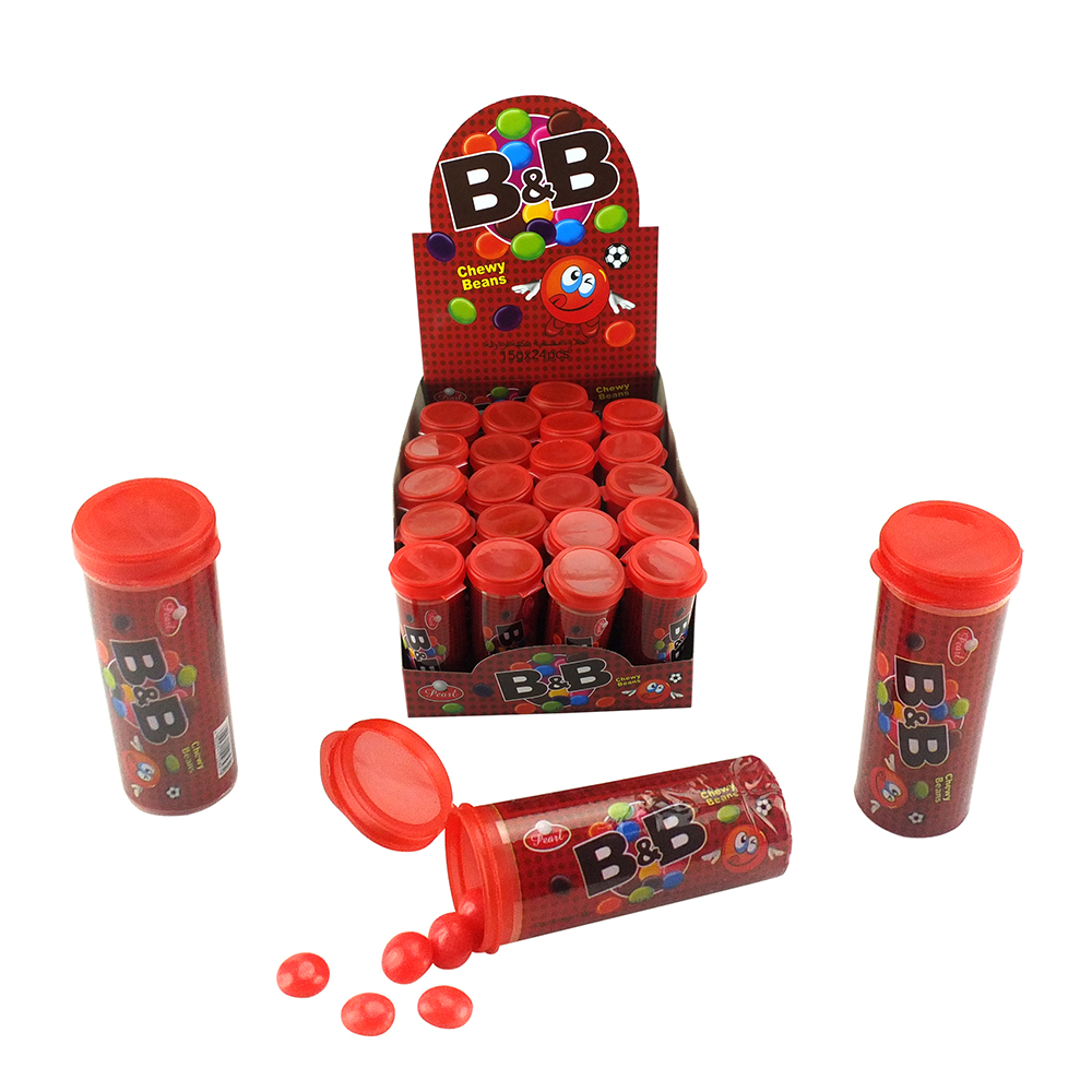 Вкусные разноцветные мягкие жевательные конфеты в трубке B &amp; Bs VC-277