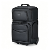 Valise de voyage professionnelle antivol en tissu Oxford avec fermeture éclair double couche anti-explosion et imperméable