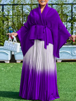 Robe pour femmes africaines robe traditionnelle chinoise Hanfu jupe Hanfu dégradée ensemble 2 pièces jupe et hauts pour femmes