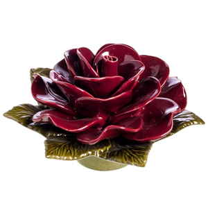 Décoration murale 3D personnalisée <span class=keywords><strong>pour</strong></span> la maison, sculpture florale en porcelaine faite à la main, décor en <span class=keywords><strong>céramique</strong></span>, fausses <span class=keywords><strong>fleurs</strong></span> rouges décoratives <span class=keywords><strong>pour</strong></span> tombe - Product Image 6