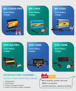<span class=keywords><strong>Suoer</strong></span> 12 Volt <span class=keywords><strong>40A</strong></span> Modo de carga trifásico Cargador de batería automático - Product Image 2
